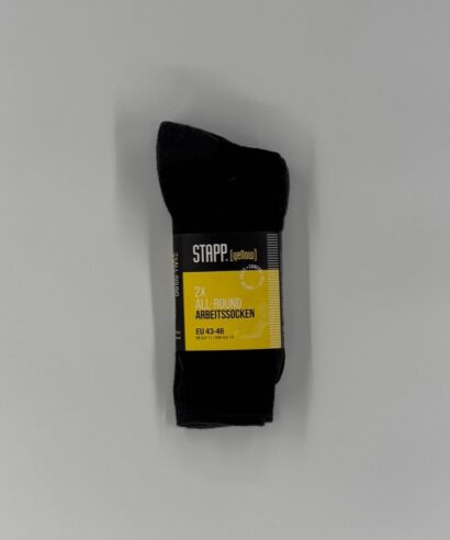 STAPP Yellow Arbeitssocken Zwart/Grijs 39-42 43-46