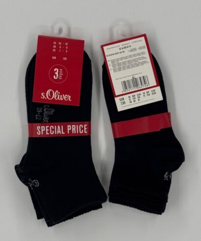 S. oliver Sok Zwart Mix Sizes