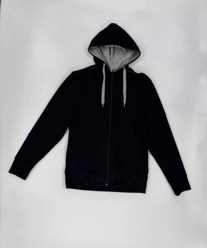 Brands Fashion Hoodie met rits Donkerblauw