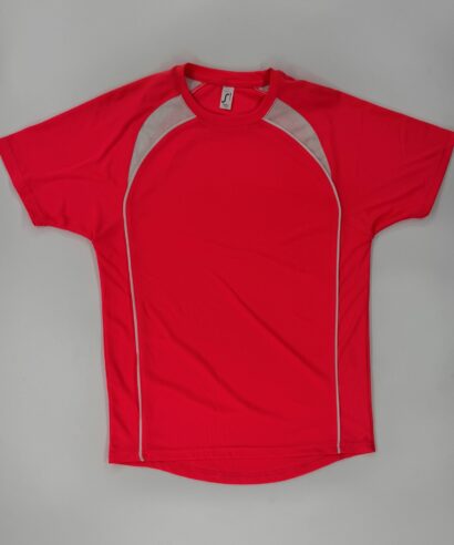 Sols Sport T-Shirt Rose met witte accent
