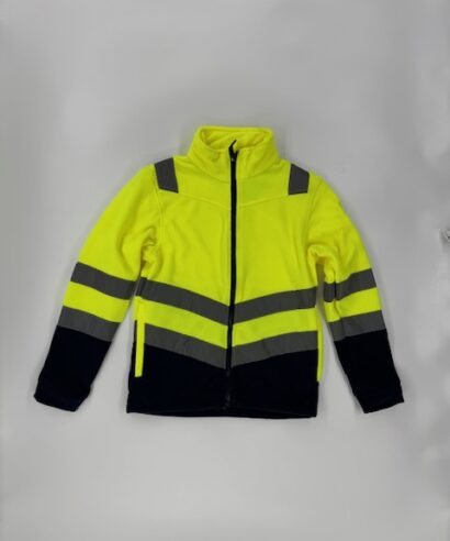 Regatta Fleece met Rits Geel-Marine