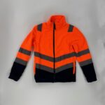 Regatta Fleece met Rits Oranje-Marine